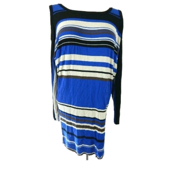 Bailey 44 Striped Cold Shoulder Top - Picture 2 of 4